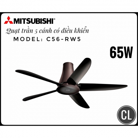 Quạt trần 5 cánh Mitsubishi  C56-RW5
